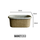 Handwoven Cotton Rope Basket