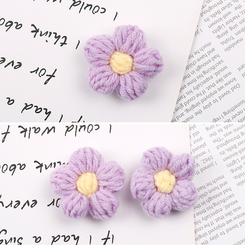 Wool Flower Decor Charm