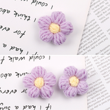 Wool Flower Decor Charm