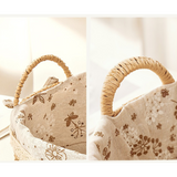 Handwoven Rattan Storage Basket