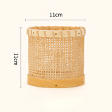 Retro Rattan Holder