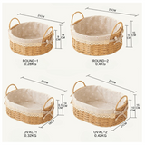 Handwoven Rattan Storage Basket