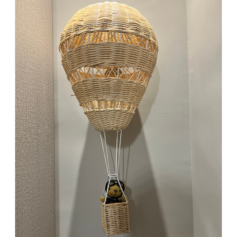 Rattan Hot Air Balloon Decor