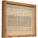 Rattan Wall Meter Box Hider