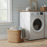 Woven Rattan Laundry Basket