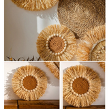 Boho Raffia Wall Decor Set