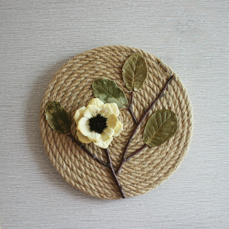 Hemp Dried Flower Wall Decor Set