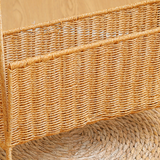 Rattan Magazine Storage Basket