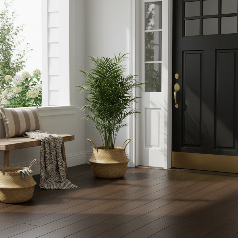 Nordic Rattan Waterproof-Lined Plant Pot