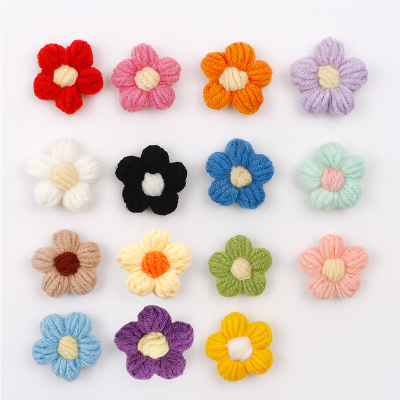 Wool Flower Charm Hanging Basket Bundle