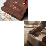 Wood Rattan Cabinet Handle