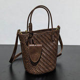 Vintage Woven Crossbody Bag