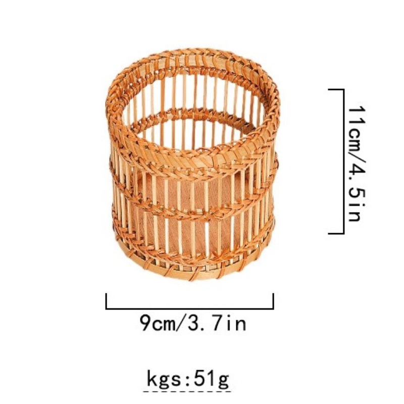 Bamboo Storage Tube Holder