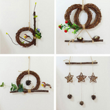 Natural Rattan Weaving  Wall Decor