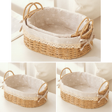 Handwoven Rattan Storage Basket