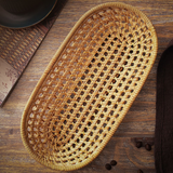 Oval Rattan Tray Set