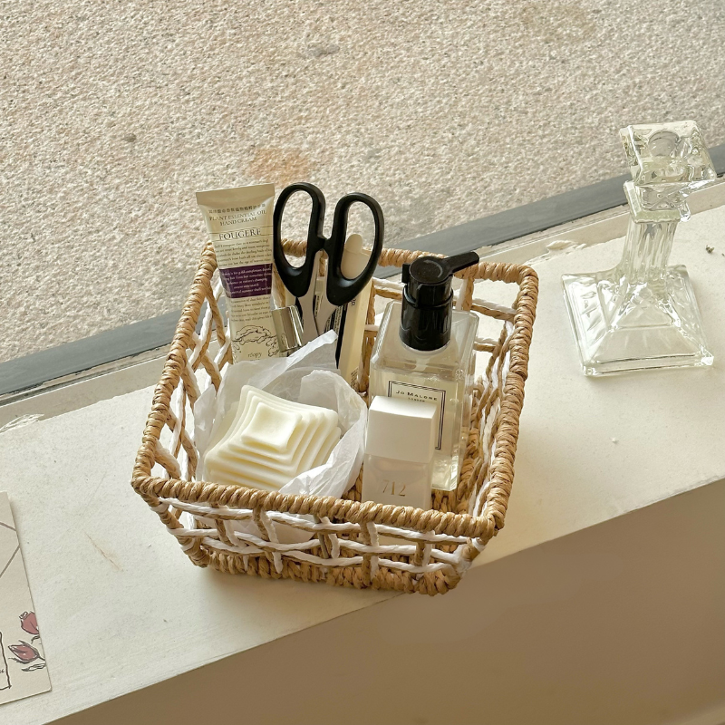 Woven Rattan storage basket