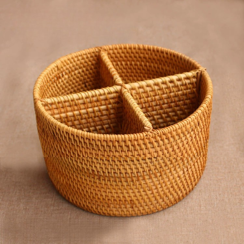 Rattan Remote Organizer