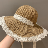 Women's Wide Brim Straw Hat