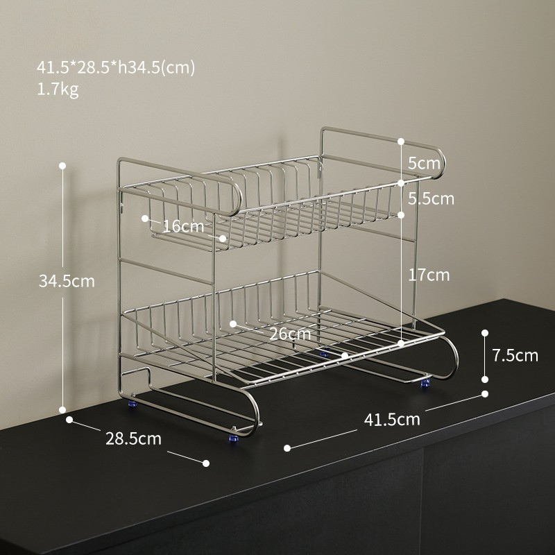 Stainless Steel Organizer Shelf