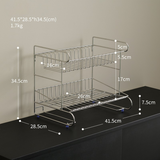 Stainless Steel Organizer Shelf
