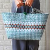 Large Rattan Picnic Tote Bag