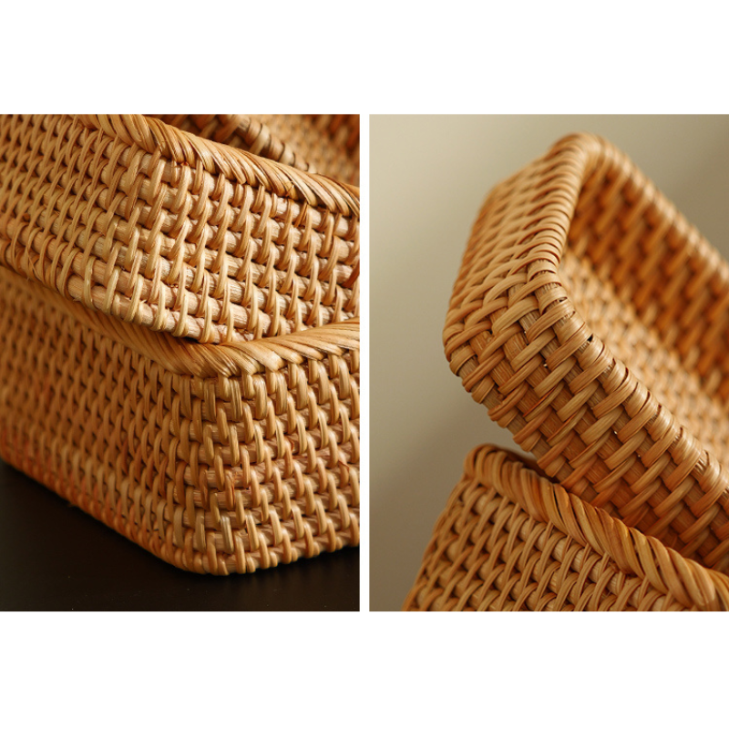Rattan Tabletop Organizer