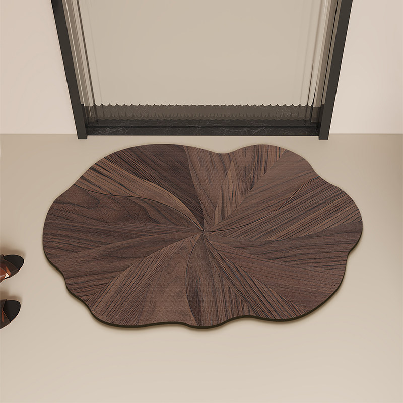 Wood Grain Diatomite Bath Mat