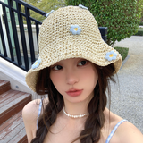 Woven Sun Protection Bucket Hat