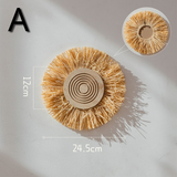 Boho Raffia Wall Decor Set