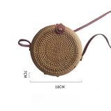 Handwoven Rattan Shoulder Bags