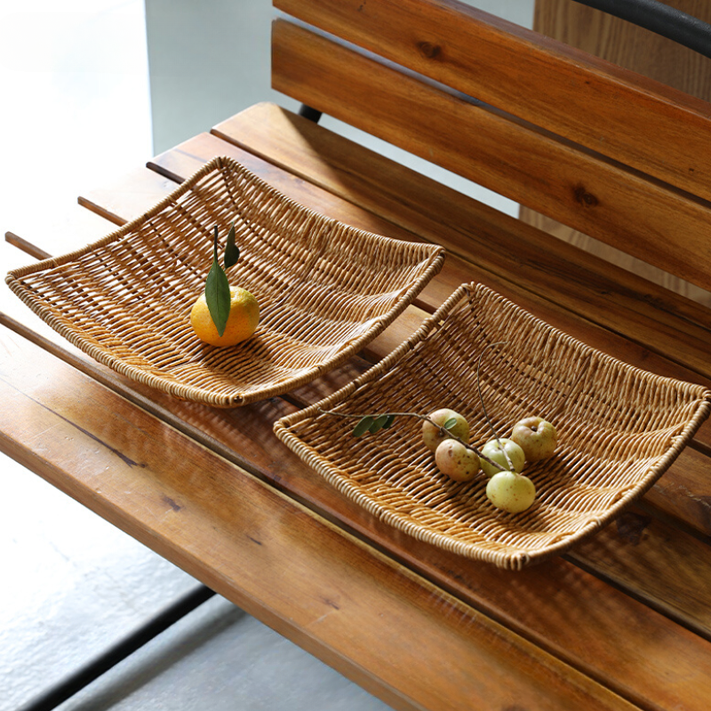 Woven Snack & Fruit Basket