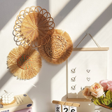 Boho Woven Rattan Wall Decor