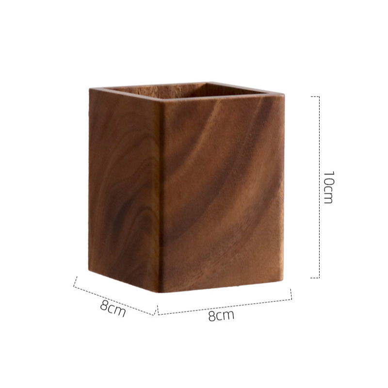 Walnut Sculptural Pen Holder