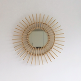 Rattan Hanging wall Mirror