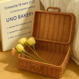 Rattan Picnic Suitcase