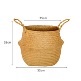 Nordic Rattan Waterproof-Lined Plant Pot