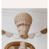 Rattan Hot Air Balloon Decor