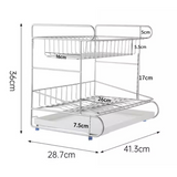 Stainless Steel Organizer Shelf Set