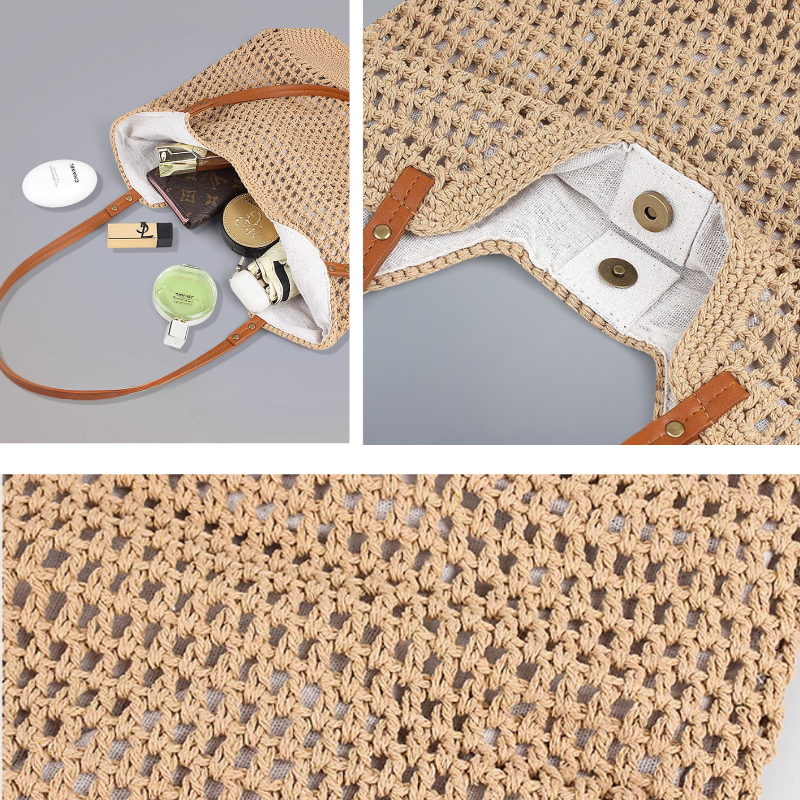 Summer Woven Knitted Shoulder Bag