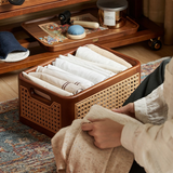 Rattan Desk Storage Box