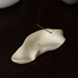 Organic Leaf Incense Holder – Sculptural Object