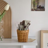 Bamboo Woven Pen Holder
