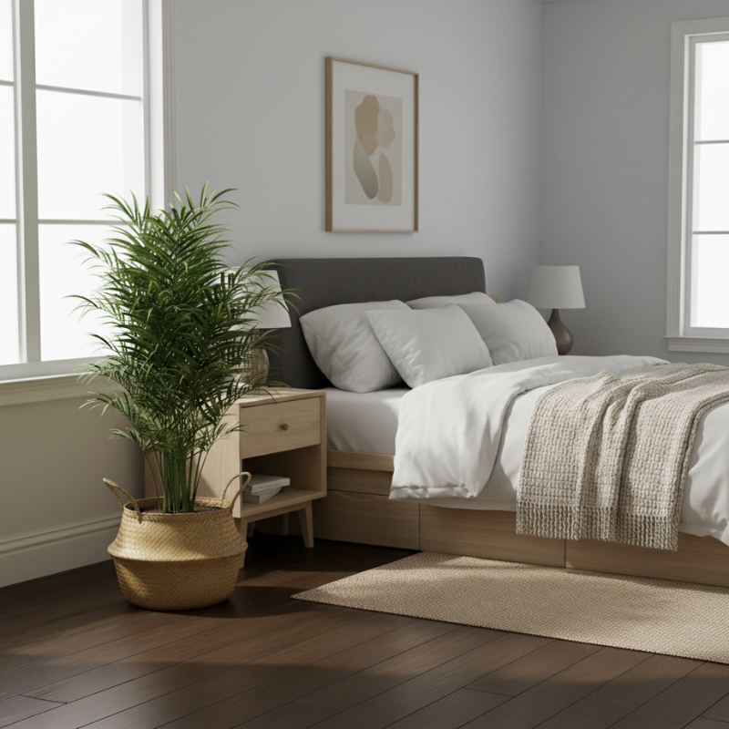 Nordic Rattan Waterproof-Lined Plant Pot