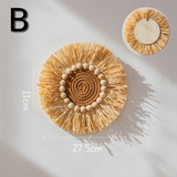 Boho Raffia Wall Decor Set
