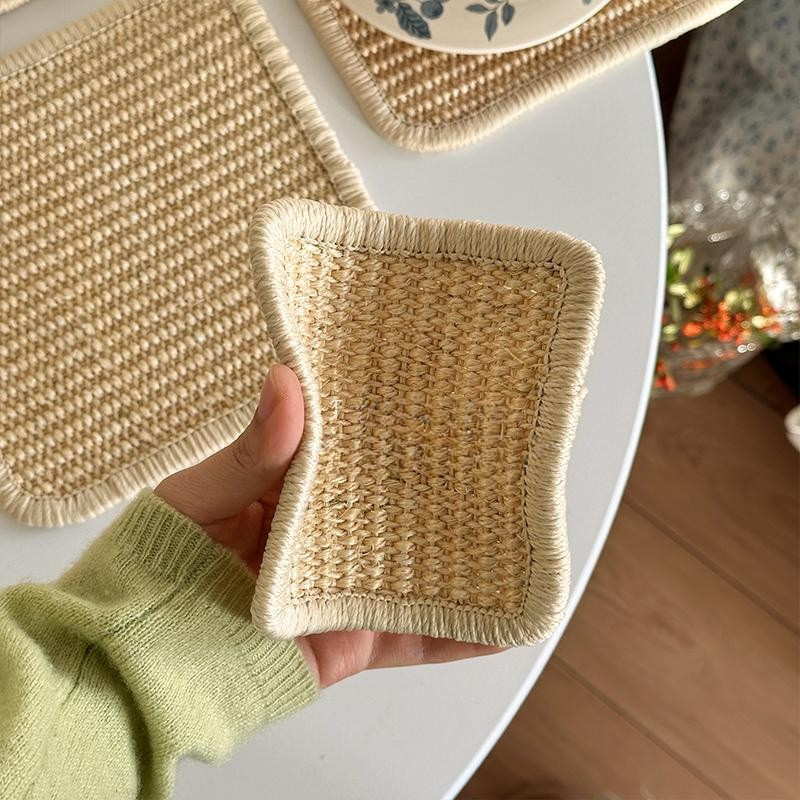 Handwoven Natural Sisal Coaster