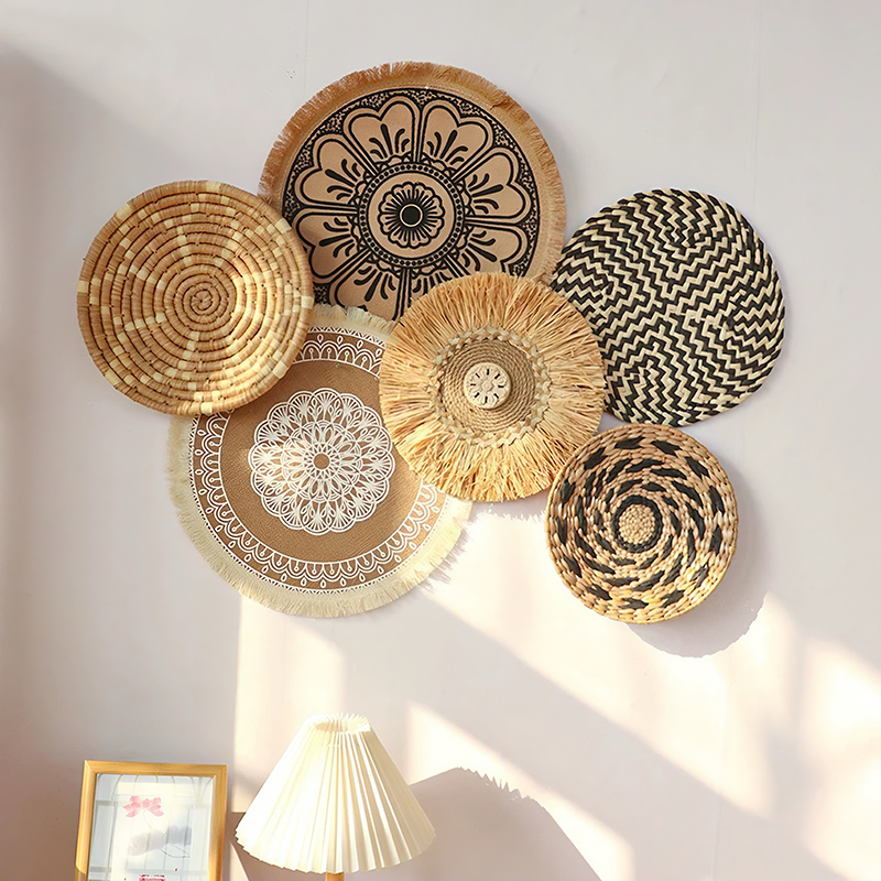 Boho Rattan Wall Decor