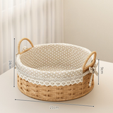 Round Woven Storage Basket Set