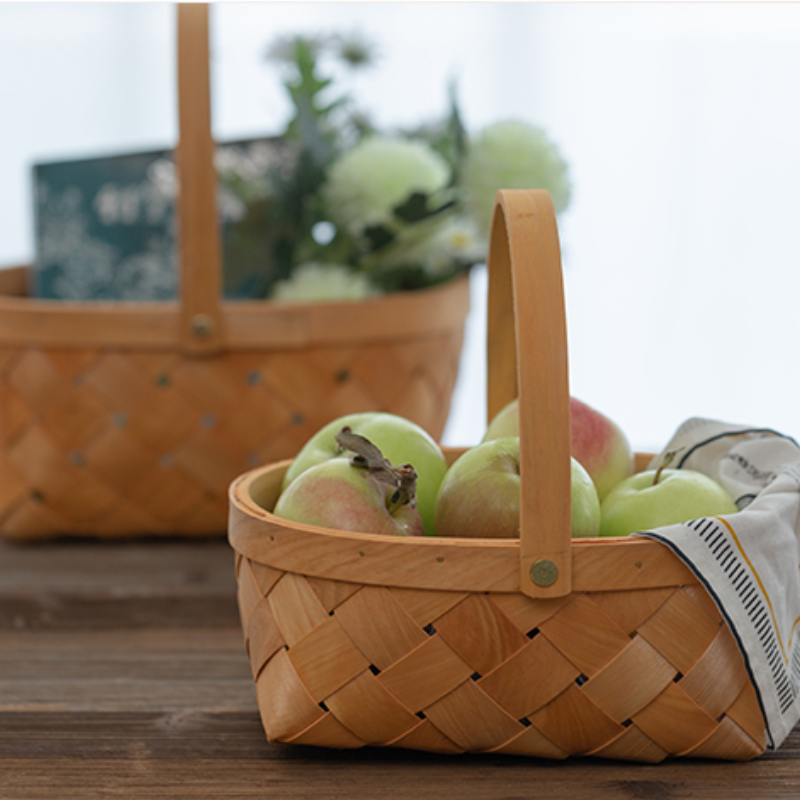 Handmade Rattan Bread Basket