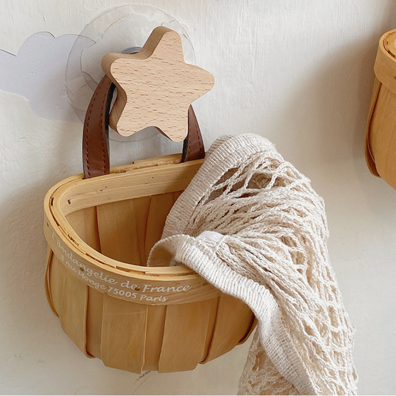 Rattan Wall Hanging Storage Basket
